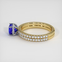 1.31 Ct. Sapphire Ring, 14K White & Yellow 4