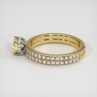 0.73 Ct. Sapphire Ring, 14K White & Yellow 4