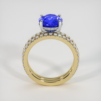 2.65 Ct. Sapphire Ring, 18K White & Yellow 3