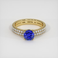 1.31 Ct. Sapphire Ring, 14K Yellow Gold 1