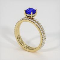 1.31 Ct. Sapphire Ring, 14K Yellow Gold 2