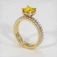 2.09 Ct. Sapphire Ring, 14K Yellow Gold 2