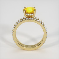 2.09 Ct. Sapphire Ring, 14K Yellow Gold 3