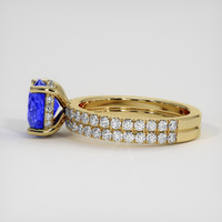 2.65 Ct. Blue Sapphire Ring, 18K Yellow Gold 4