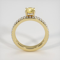 0.73 Ct. Sapphire Ring, 18K Yellow Gold 3