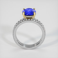 2.65 Ct. Blue Sapphire Ring, 18K Yellow & White 3