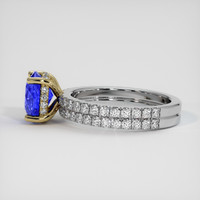 2.65 Ct. Blue Sapphire Ring, 18K Yellow & White 4