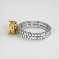 1.86 Ct. Sapphire Ring, 18K Yellow & White 4