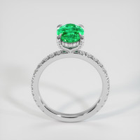 1.76 Ct. Emerald Ring, Platinum 950 3