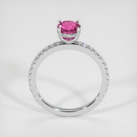 1.56 Ct. Pink Sapphire Ring, Platinum 950 3