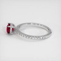 1.56 Ct. Ruby Ring, Platinum 950 4