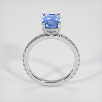2.25 Ct. Blue Sapphire Ring, Platinum 950 3