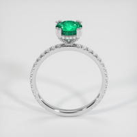 1.57 Ct. Emerald Ring, Platinum 950 3