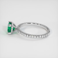 1.57 Ct. Emerald Ring, Platinum 950 4