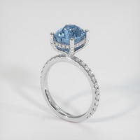 3.48 Ct. Sapphire Ring, Platinum 950 2