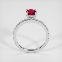 1.56 Ct. Ruby Ring, 14K White Gold 3