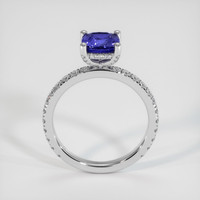 1.14 Ct. Blue Sapphire Ring, 14K White Gold 3