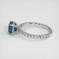 1.72 Ct. Sapphire Ring, 14K White Gold 4