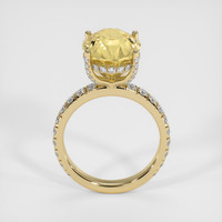 6.75 Ct. Yellow Sapphire Ring, 10K Yellow Gold 3