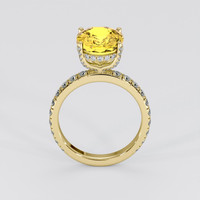 5.10 Ct. Yellow Sapphire Ring, 14K Yellow Gold 3