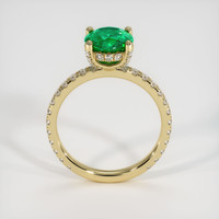 1.87 Ct. Emerald Ring, 18K Yellow Gold 3