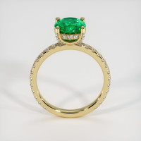 1.67 Ct. Emerald Ring, 18K Yellow Gold 3