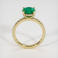 1.85 Ct. Emerald Ring, 18K Yellow Gold 3