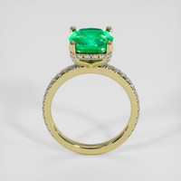 2.77 Ct. Emerald Ring, 18K Yellow Gold 3