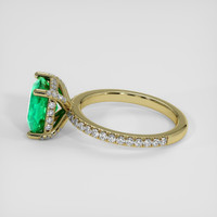 2.77 Ct. Emerald Ring, 18K Yellow Gold 4