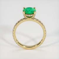 1.56 Ct. Emerald Ring, 18K Yellow Gold 3