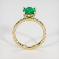 1.54 Ct. Emerald Ring, 18K Yellow Gold 3