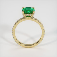 1.89 Ct. Emerald Ring, 18K Yellow Gold 3