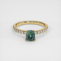 0.86 Ct. Gemstone Ring, 18K Yellow Gold 1