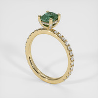 0.86 Ct. Gemstone Ring, 18K Yellow Gold 2