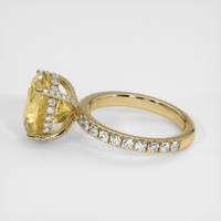 6.75 Ct. Sapphire Ring, 18K Yellow Gold 4