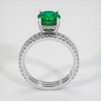 1.87 Ct. Emerald Ring, Platinum 950 3