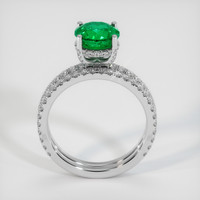 1.67 Ct. Emerald Ring, Platinum 950 3