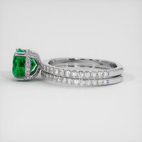 1.67 Ct. Emerald Ring, Platinum 950 4
