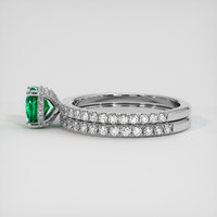1.18 Ct. Emerald Ring, Platinum 950 4