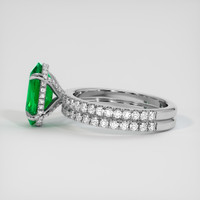 1.76 Ct. Emerald Ring, Platinum 950 4