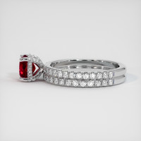 1.17 Ct. Ruby Ring, Platinum 950 4