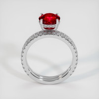 2.57 Ct. Ruby Ring, Platinum 950 3