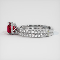 1.49 Ct. Ruby Ring, Platinum 950 4