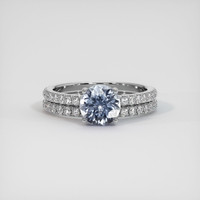 1.31 Ct. Sapphire Ring, Platinum 950 1
