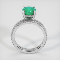 1.24 Ct. Emerald Ring, Platinum 950 3