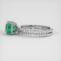 1.89 Ct. Emerald Ring, Platinum 950 4