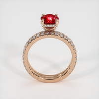 1.68 Ct. Ruby Ring, 14K Rose Gold 3