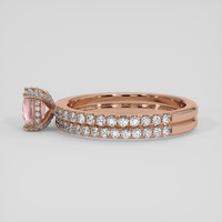 1.06 Ct. Padparadscha Sapphire Ring, 14K Rose Gold 4