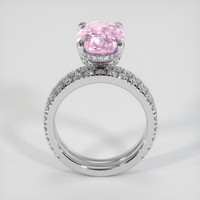 4.59 Ct. Pink Sapphire Ring, 14K White Gold 3