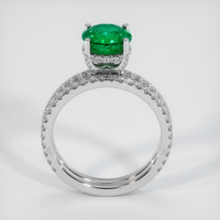 1.87 Ct. Emerald Ring, 18K White Gold 3
